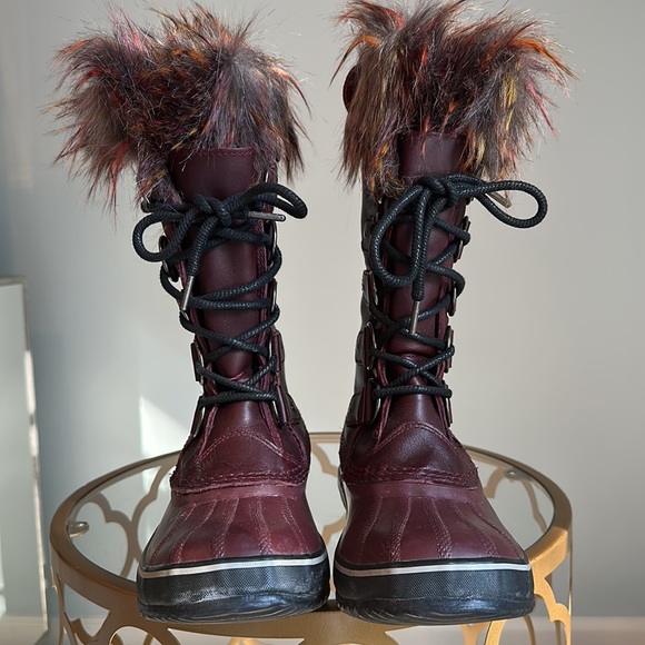 SOREL Joan of Arctic Boots Leather 8.5 Winter Excellent condition - Picture 11 of 16
